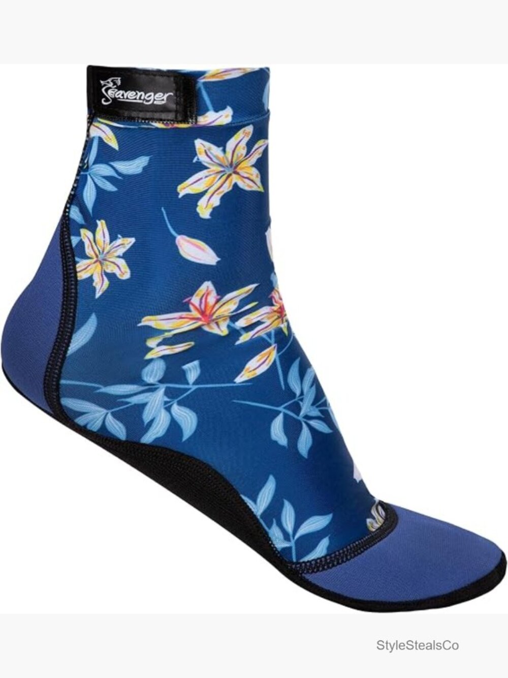 Tall Beach Socks for Water Sports Adjustable Strap Athletic Knee High Socks